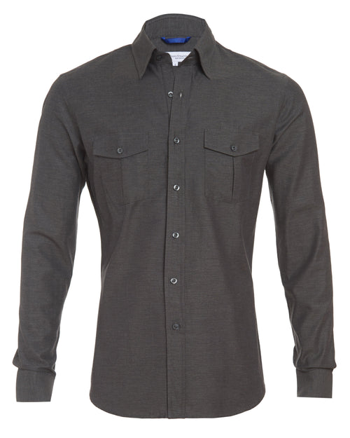 The NYTD Two-Pocket Twill - The NYTD in Gray Twill