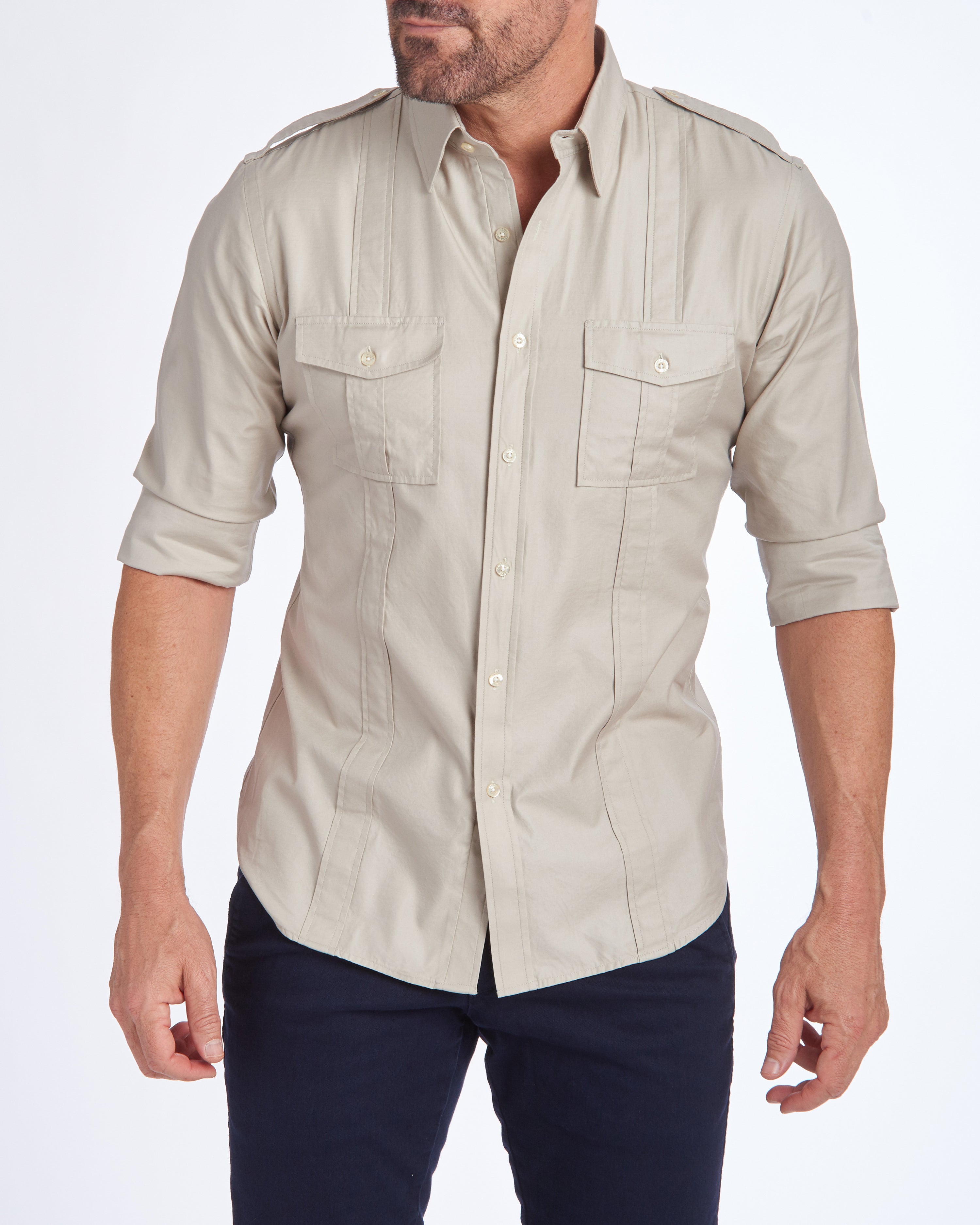 The Raider Shirt - Sandstone