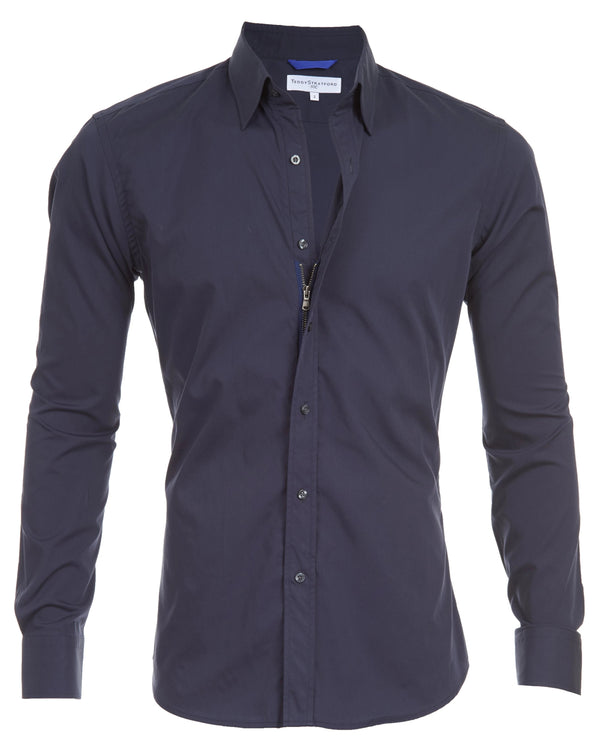 Zip best sale down shirt