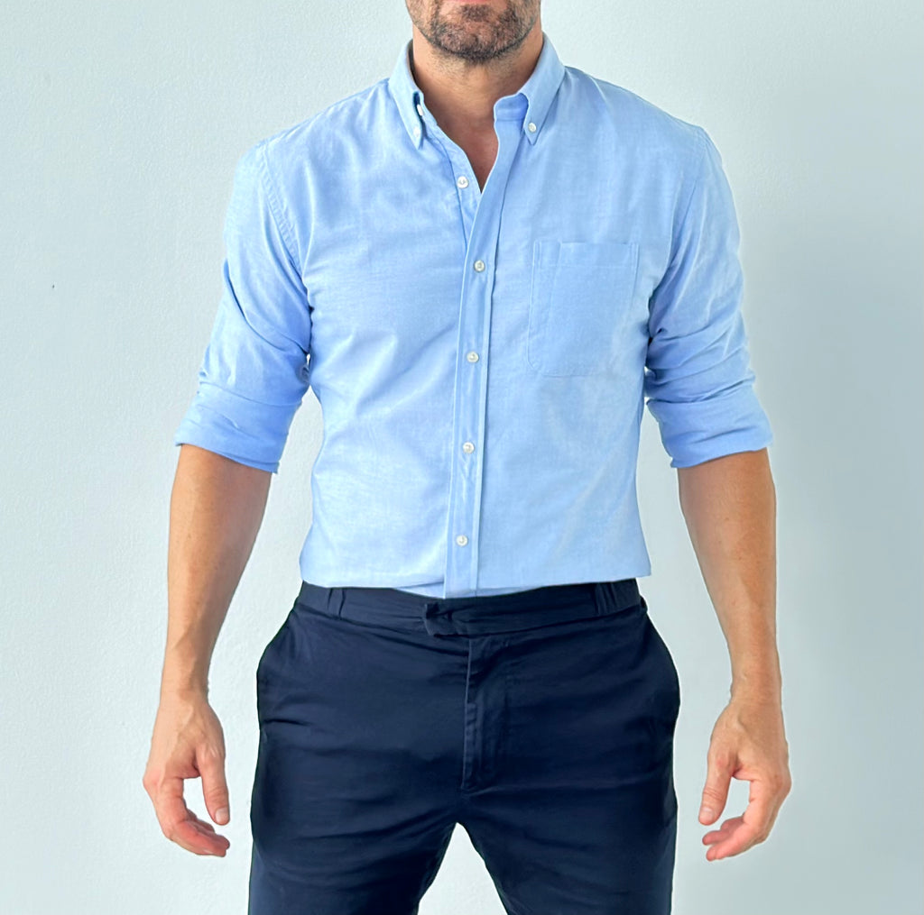 The Solid OCBD - Light Blue