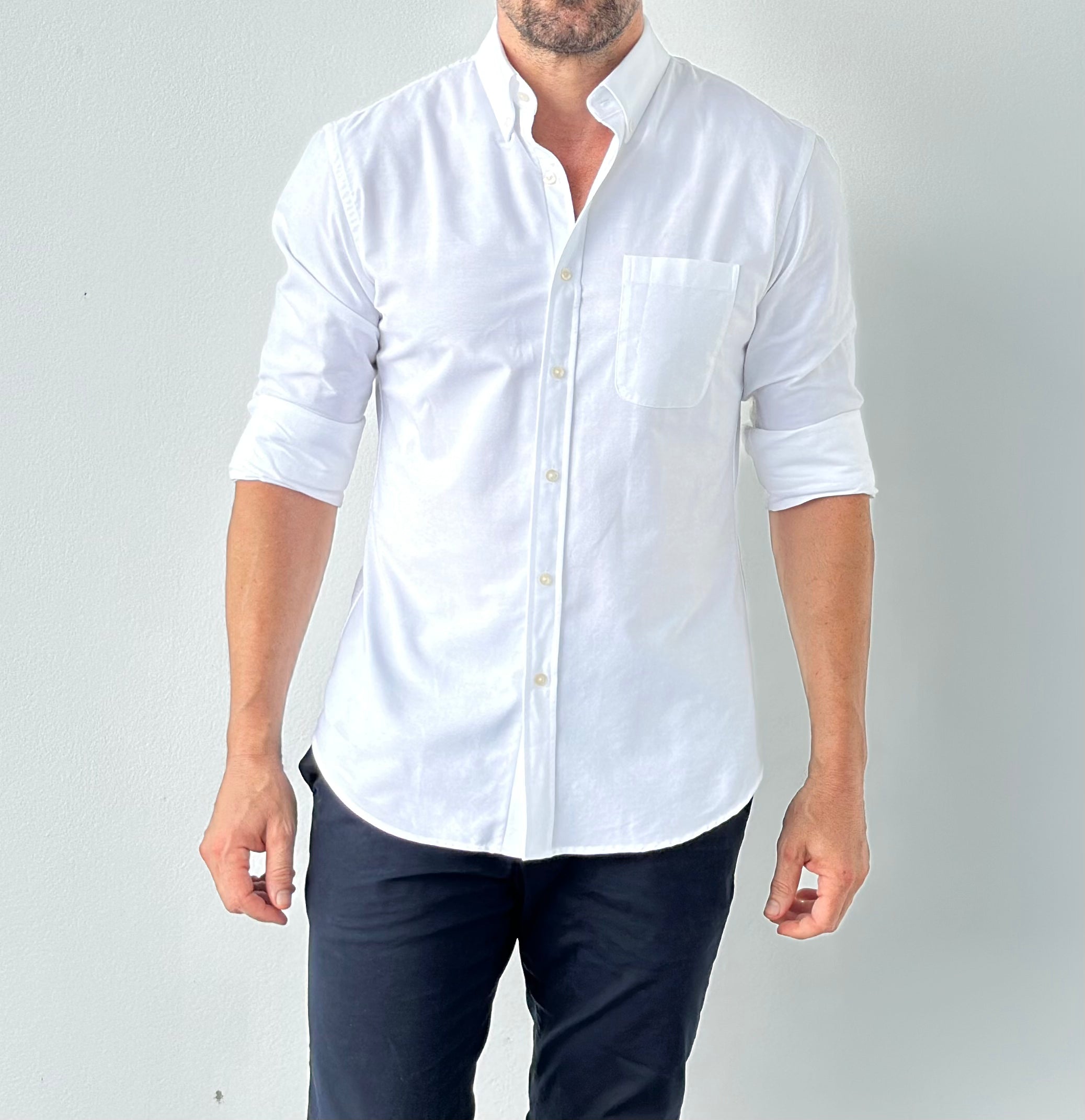 The Solid OCBD - White